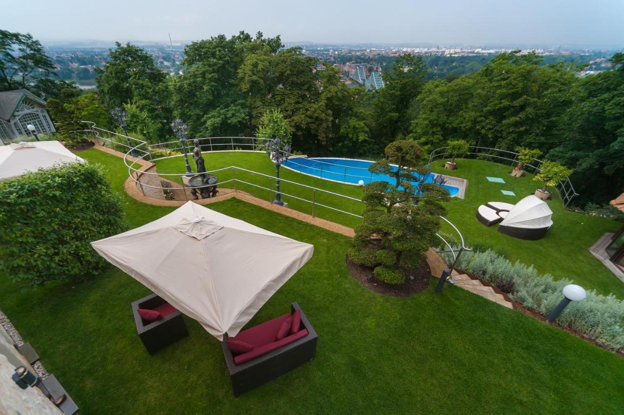 Villa Via Lapis - Panoramablick Ueber Dresden - Garten - Pool - Sauna - Luxus Exterior photo
